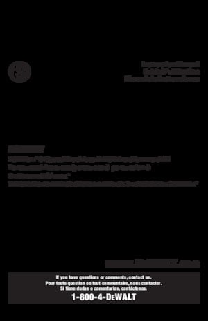 Taladro y destornillador sin cable DEWALT DCD1007B