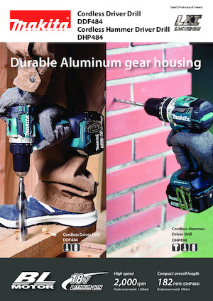 Taladro y destornillador sin cable Makita DDF484