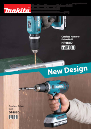 Taladro y destornillador sin cable Makita DF488D