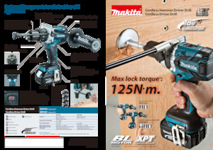 Taladro y destornillador sin cable Makita DHP481 