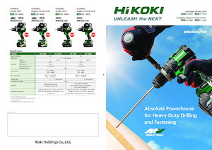 Taladro y destornillador sin cable HiKOKI DS36DC 