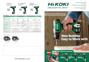 Taladro y destornillador sin cable HiKOKI DV12DA