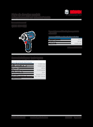 Taladro y destornillador sin cable Bosch GDR 12V-105