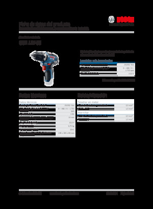 Taladro y destornillador sin cable Bosch GSR 12V-35