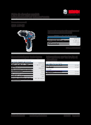 Taladro y destornillador sin cable Bosch GSR 12V-35