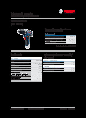 Taladro y destornillador sin cable Bosch GSR 12V-35