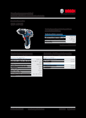 Taladro y destornillador sin cable Bosch GSR 12V-35