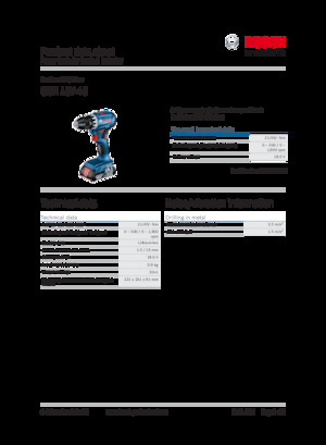 Taladro y destornillador sin cable Bosch GSR 18V-45