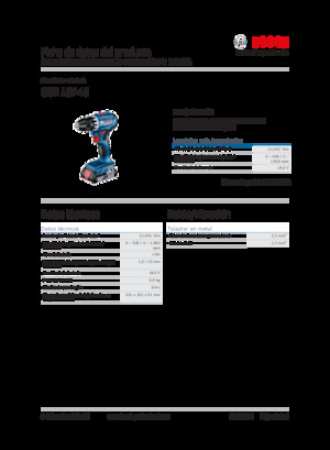 Taladro y destornillador sin cable Bosch GSR 18V-45