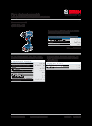 Taladro y destornillador sin cable Bosch GSR 18V-45