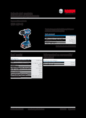 Taladro y destornillador sin cable Bosch GSR 18V-45