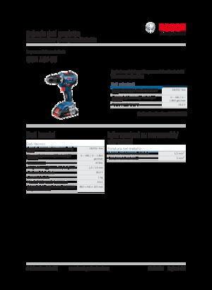 Taladro y destornillador sin cable Bosch GSR 18V-55