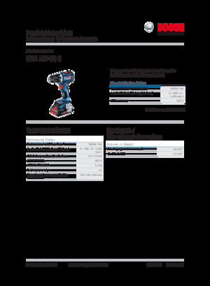 Taladro y destornillador sin cable Bosch GSR 18V-90 C