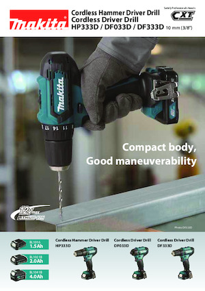 Taladro y destornillador sin cable Makita DF033D