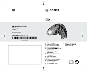 Taladro y destornillador sin cable Bosch IXO 5