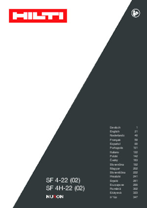 Taladro y destornillador sin cable Hilti SF 4H-22
