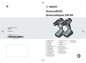 Taladro y destornillador sin cable Bosch UniversalImpact 18V-60