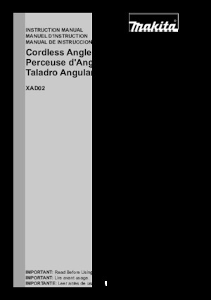 Taladro y destornillador sin cable Makita XAD02