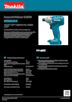 Impulsoras y llaves de impacto sin cable Makita BTD064