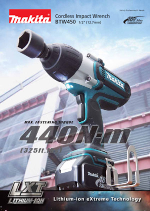 Impulsoras y llaves de impacto sin cable Makita BTW450 