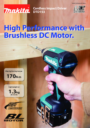 Impulsoras y llaves de impacto sin cable Makita DTD153