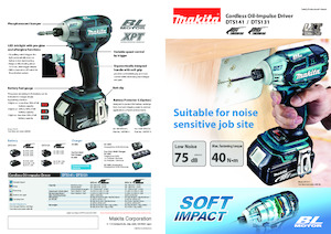 Impulsoras y llaves de impacto sin cable Makita DTS141