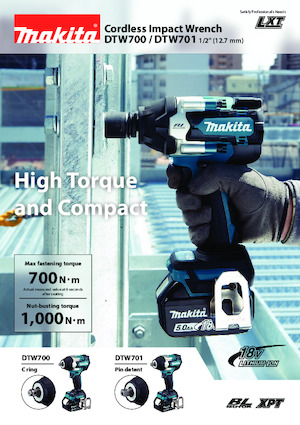 Impulsoras y llaves de impacto sin cable Makita DTW700 