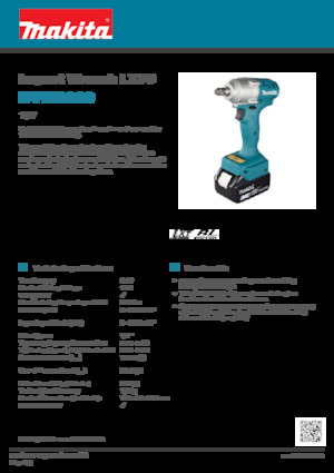Impulsoras y llaves de impacto sin cable Makita DTWA260