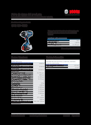 Impulsoras y llaves de impacto sin cable Bosch GDS 18V-1000