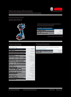 Impulsoras y llaves de impacto sin cable Bosch GDS 18V-210 C