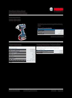 Impulsoras y llaves de impacto sin cable Bosch GDS 18V-300