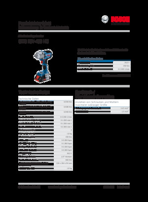 Impulsoras y llaves de impacto sin cable Bosch GDS 18V-450 HC