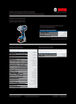 Impulsoras y llaves de impacto sin cable Bosch GDS 18V-450 HC