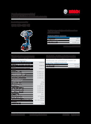 Impulsoras y llaves de impacto sin cable Bosch GDS 18V-450 HC