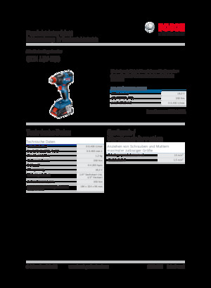 Impulsoras y llaves de impacto sin cable Bosch GDX 18V-200