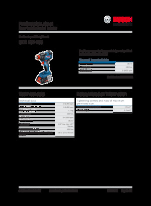 Impulsoras y llaves de impacto sin cable Bosch GDX 18V-200