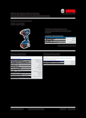 Impulsoras y llaves de impacto sin cable Bosch GDX 18V-200