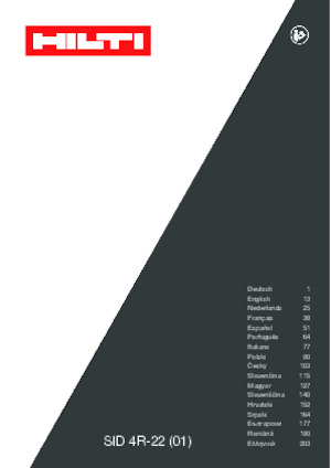 Impulsoras y llaves de impacto sin cable Hilti SID 4R-22