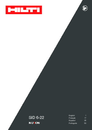 Impulsoras y llaves de impacto sin cable Hilti SID 6-22