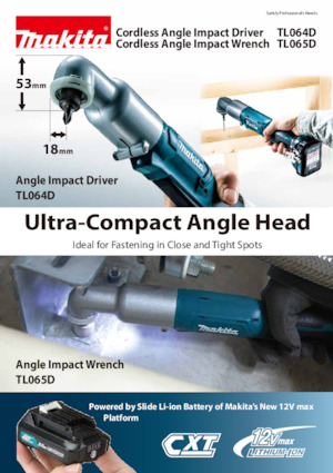 Impulsoras y llaves de impacto sin cable Makita TL064D