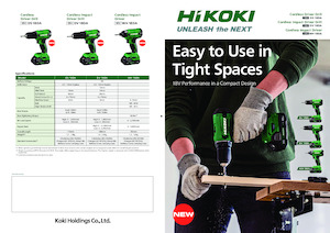 Impulsoras y llaves de impacto sin cable HiKOKI WH18DA