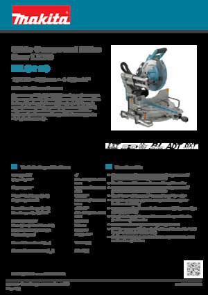 Sierras de inglete sin cable Makita DLS110