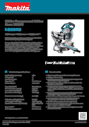 Sierras de inglete sin cable Makita LS002G