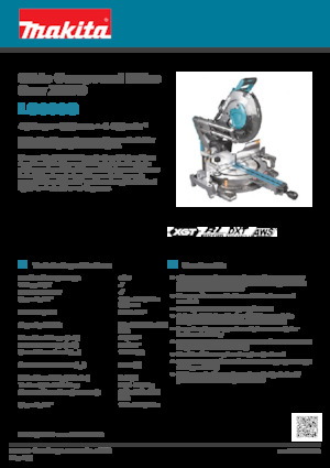 Sierras de inglete sin cable Makita LS003G