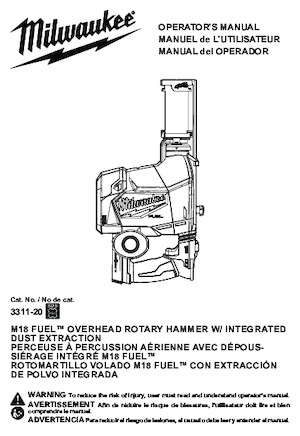 Martillos rotativos sin cable SDS Milwaukee 3311-22