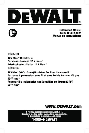 Martillos rotativos sin cable SDS DEWALT DCD706B