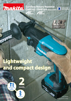 Martillos rotativos sin cable SDS Makita DHR165