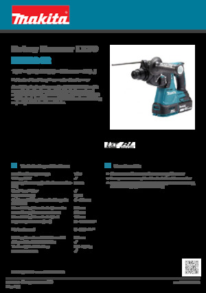 Martillos rotativos sin cable SDS Makita DHR242