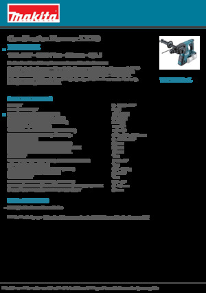 Martillos rotativos sin cable SDS Makita DHR263Z