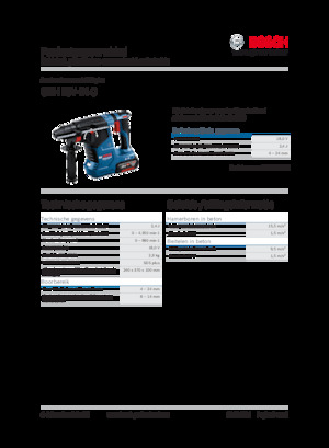 Martillos rotativos sin cable SDS Bosch GBH 18V-24 C 